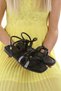 Mi̇a026-1571 Women's Stoned Evening Dress Casual-Wedding-Entertainment-Black Wrinkled Patent Leather Holiday Sandals - 6