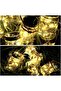 6 Pcs Solar Mason Jar Light Lids, 20 LED Waterproof Fairy String Inserts with Hangers, 3.3ft Copper - 2