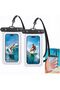 2 Pack Waterproof Phone Pouch, Dry Bag Case with Clear Transparent Window for Universal pr