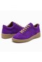 Virenza Genuine Leather Suede Women's Sneaker, Handmade Comfortable Fit Premium Thermo Sole – Purple - 5
