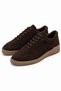 Virenza Genuine Leather Suede Women's Sneaker, Handmade Comfortable Fit Premium Thermo Sole – Brown - 3