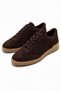Virenza Genuine Leather Suede Women's Sneaker, Handmade Comfortable Fit Premium Thermo Sole – Brown - 7