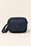 Navy Blue Color Multi-Compartment Crossbody Shoulder Bag - 2