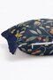 Botanical Garden Bird and Fruit Branches Themed Fringed Cushion Cover - 4