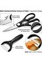 6-Piece Kitchen Knife Set - Hammered Blades - 4