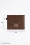 Brown Card Holder with Ribbon Detail - 3