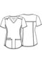 Cka685 Women's Scrubs Single Top – Imported, Contemporary Cut, 3 Pockets, 360 °   Flexible, Moisture Absorbing Doctor Nurse Single Top - 5