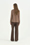 Stylish Shirt with Robal Design - Light Brown - 4