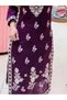 Purple Rayon Cotton Salwar Kameez & Dupatta Set - FFT5826 | Purple-Size:L-40-Inches - 4