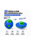 Transformable Magic Ball Fidget Toy with Expanding and Collapsing Shape-Shifting Design, Interactive Deformation Puzzle Ball, Sensory Stress-Relief Hand Toy for Kids and Adults (Blue) - 3