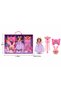 Kids Princess Fashion Doll Dress-Up Playset with Magic Wand, Butterfly Hair Accessories, Bunny Purse, Jewellery & Beauty Accessories, Pretend Fashion Styling Role Play Toy Set for Girls - 6