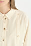 Aller Detailed Modal Tunic - Cream - 3