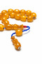 Sıkma Ateş Amber Mascot Large Grain Special Design Men's Prayer Beads - 3