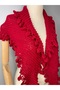 Hand knitted design bohemian triangle shoulder scarf shawl - 2