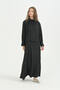 Basic Shirt Skirt Set - Black