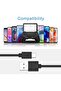 كابل شحن USB-A إلى Micro USB، مزود بتقنية مزامنة البيانات بسرعة 480 ميجابت في الثانية، سلك شحن سريع USB 2.0 بطول 3.3 قدم، متوافق مع - 7