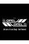 Opel Compatible Sport Body Stripe Sticker Right Left Side Door Fender Sticker 2 Pieces - 3