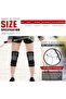 Short Knee Brace, 2-Pack Compression Sleeves with Adjustable Support, Knee Support Protector - 4