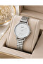 Women's Wristwatch Silver Color Casual and Stylish Combination Japanese Machine Gift Boxed - 2