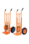 Two-wheeled steel storage hand truck, portable folding luggage cart, portable grocery cart - 4