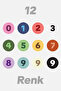 400+ Pieces Colorful Numbered Round Number Labels Numbered Marking Sticker School, Project, Office Sticky - 6