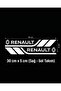 Renault Compatible Sport Body Stripe Sticker Right Left Side Door Fender Sticker 2 Pieces - 2