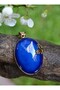 Handmade Tile Necklace - Blue - - 4