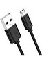 كابل شحن USB-A إلى Micro USB، مزود بتقنية مزامنة البيانات بسرعة 480 ميجابت في الثانية، سلك شحن سريع USB 2.0 بطول 3.3 قدم، متوافق مع