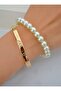 Double Bracelet Set with Crystals - Gold Color - - 5