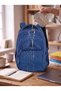 Unisex Waterproof Multi-Compartment Crinkle Fabric School Bag Laptop Bag - 5