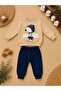 Baby Boy Printed Sweatshirt & Jogger Bottom Set 0-24 Months - 2