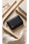 Men's Zipper Closure Card Holder Leather Wallet - Transparent with 12 Card Compartments - 2