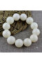 Pearl Mother Silky Luster, Natural Stone 12 mm Beads - 3