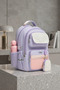 Lusso Girls' Orthopedic Middle and High School Backpack with Pen Holder 23 Liters, Lilac - 3