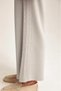 Plain Wide-Leg Trousers Grey - 6