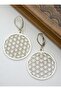 Flower of Life Earrings - Multicolor - - 3