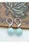 Turquoise Stone Earrings - Multicolor - - 2