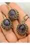 Authentic Cage Jewelry Set - Purple - - 3