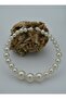 Pearl Choker Necklace - White - - 2