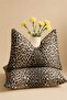 Leopard Patterned Cotton Ranforce Fabric Zippered Pillowcase 2 Pieces 50X70 cm - 2
