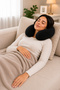 Neck Pillow 1St Quality Travel Neck Pillow with Neck Support Orthopedic Post-Nose Surgery Pillow Multi-Purpose Travel Pillow - 4