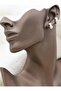 Ball earrings - silver color -