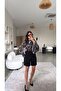 Black Fabric Premium Shorts - 3