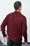 Men's Burgundy Premium Knitwear Cardigan - 2