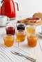 6-Piece Glass Jam Bowl & Sauce Bowl Set 100 ml |   Mini Jar with Lid, Breakfast & Storage Container Set - 8