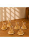 18-Piece Bamboo Tea Set - 6 Tea Cups - Borosilicate Glass