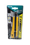 Muratec L-24 MultiPro Auto-Lock Cutter 18mm Heavy Duty Utility Knife with Spatula Tip – Yellow - 3