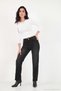 Cotton High Waist Straight Leg Jeans Women's Denim Pants 7031007 - 5