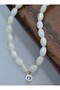Necklace - White - - 2