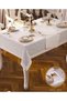 8-Person Dinner Set, 10-Piece Tablecloth, 160 × 220 cm, Elegant Table Set HB006 - 4